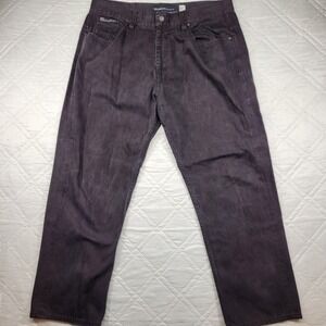 ROCAWEAR 106374 Black wash, Size 44( Waist 43 5 Pocket‎ Wide Leg Jeans